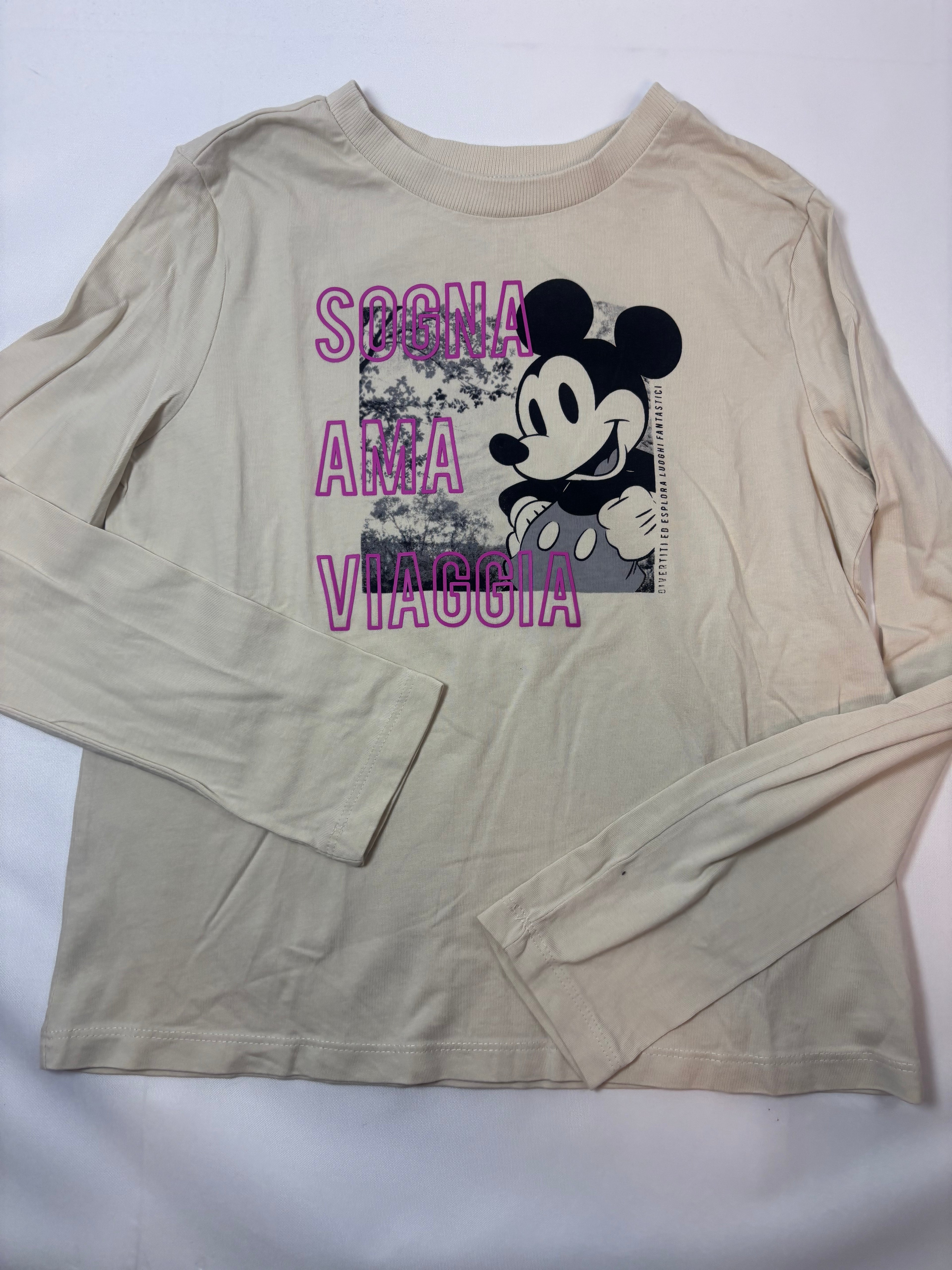 Sweat-shirt blanc motif Minnie – Disney – Fille 152