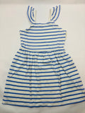 Robe rayée blanc et bleu fille 140 - Kiabi