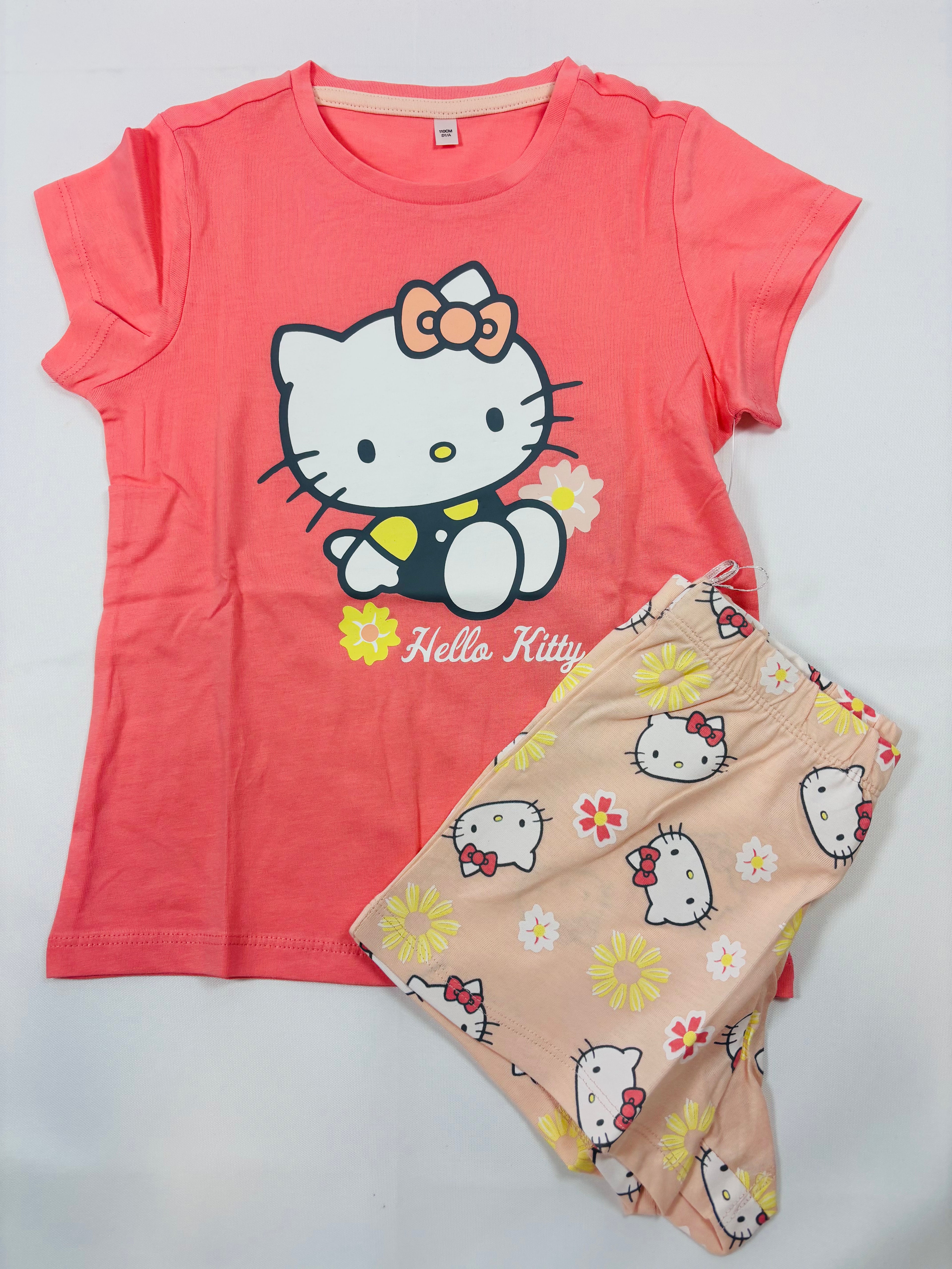Pyjama fille motif Hello Kitty – Rose 128 (C&A)