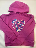 Pull à capuche rose Okaidi fille – Taille 140