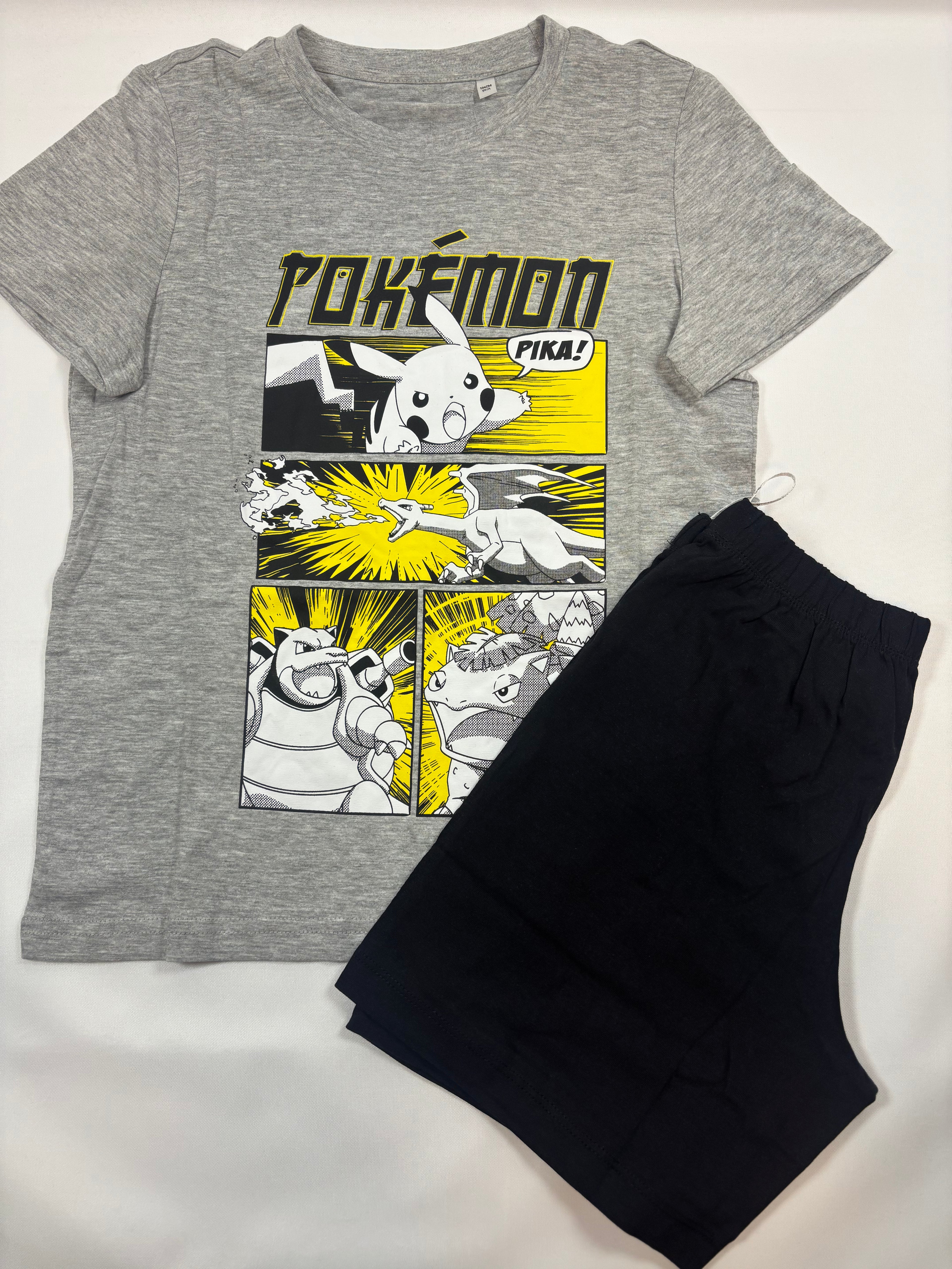 Ensemble pyjama Pokémon gris et noir C&A – Garçon