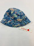 Chapeau bleu motifs fleurs – Boboli
