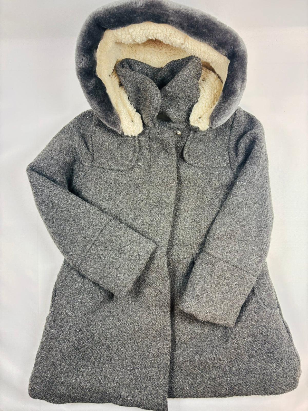 Manteau gris C&A, fille, 110