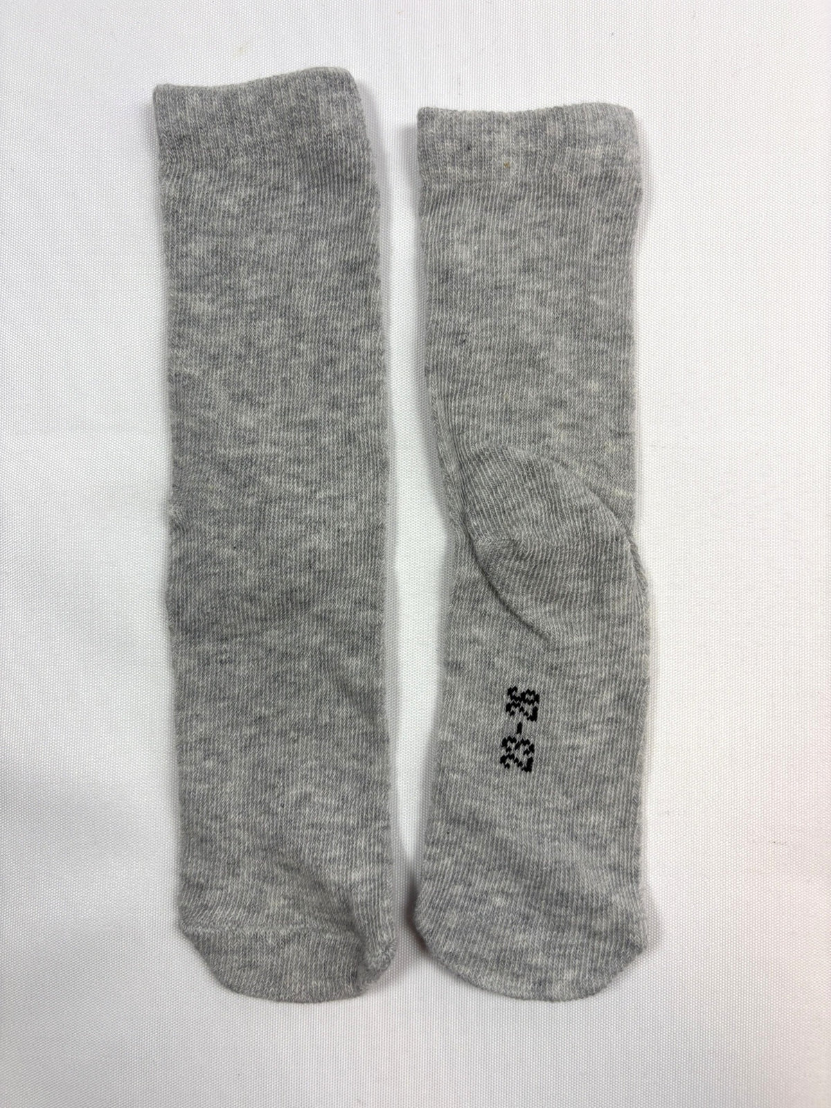 Chaussettes Smile grises unies – 23–26 – Neuves
