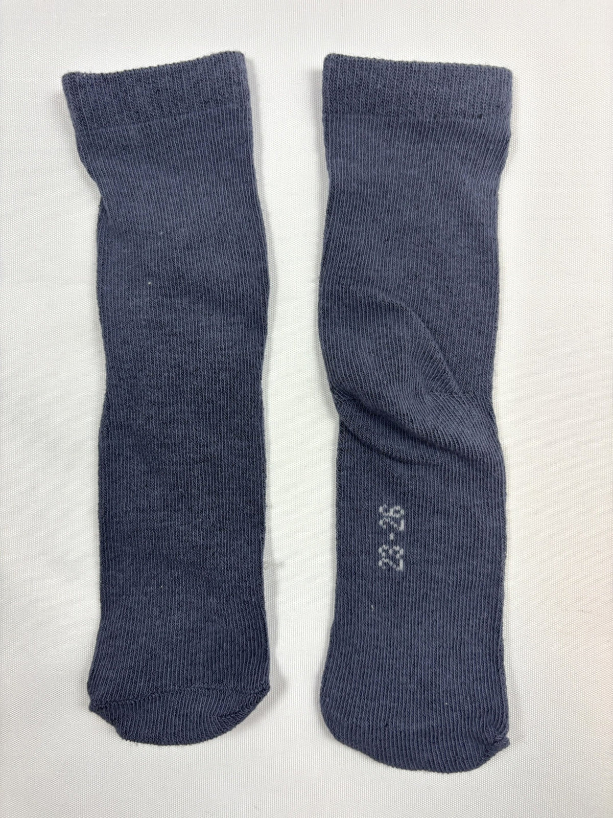 Chaussettes Smile bleues unies – 23–26 – Neuves