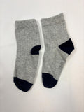 Chaussettes Smile grises et noires – 23–26 – Neuves