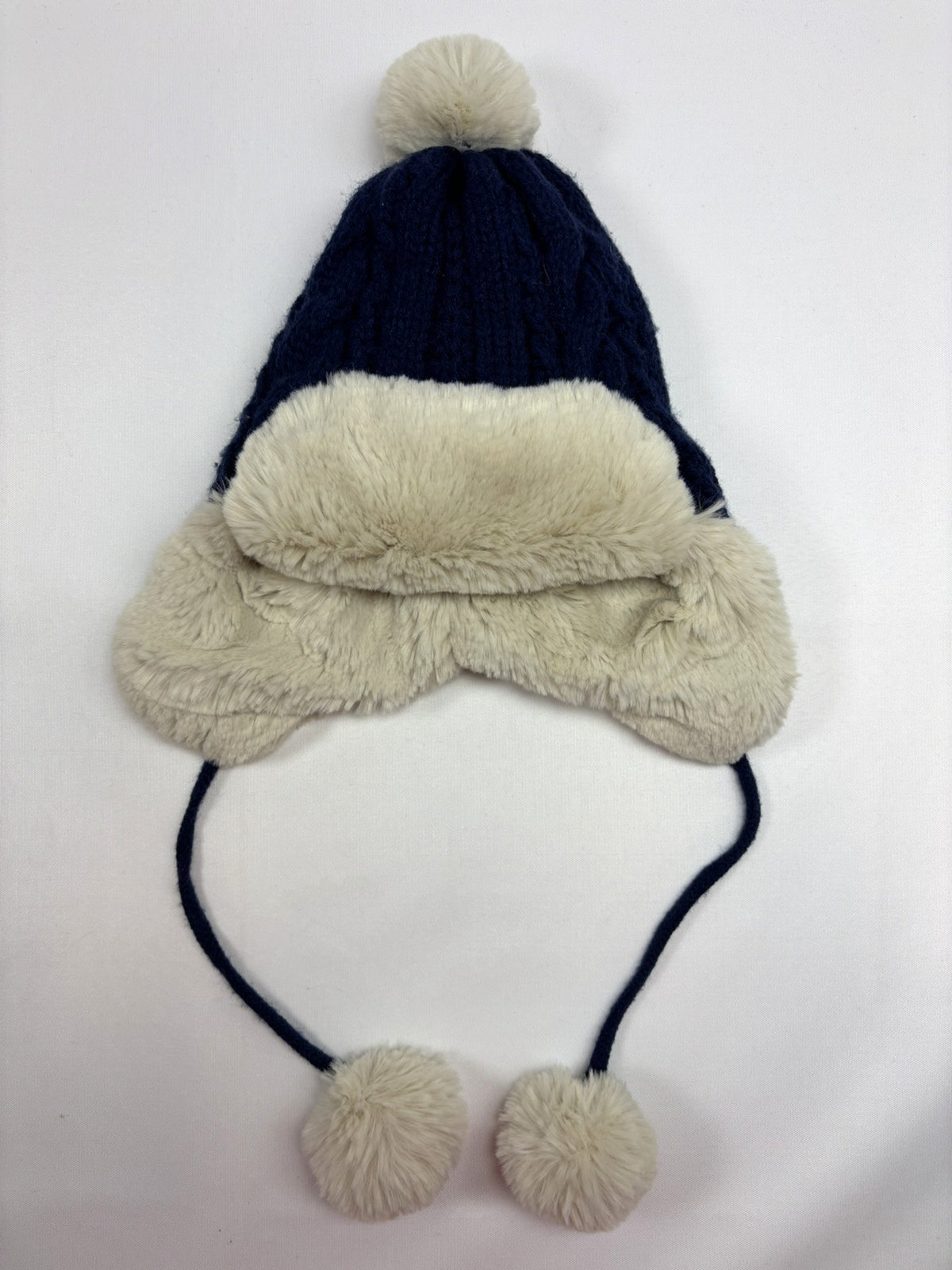 Bonnet bleu foncé Absorba – taille 46 (12-18 mois)