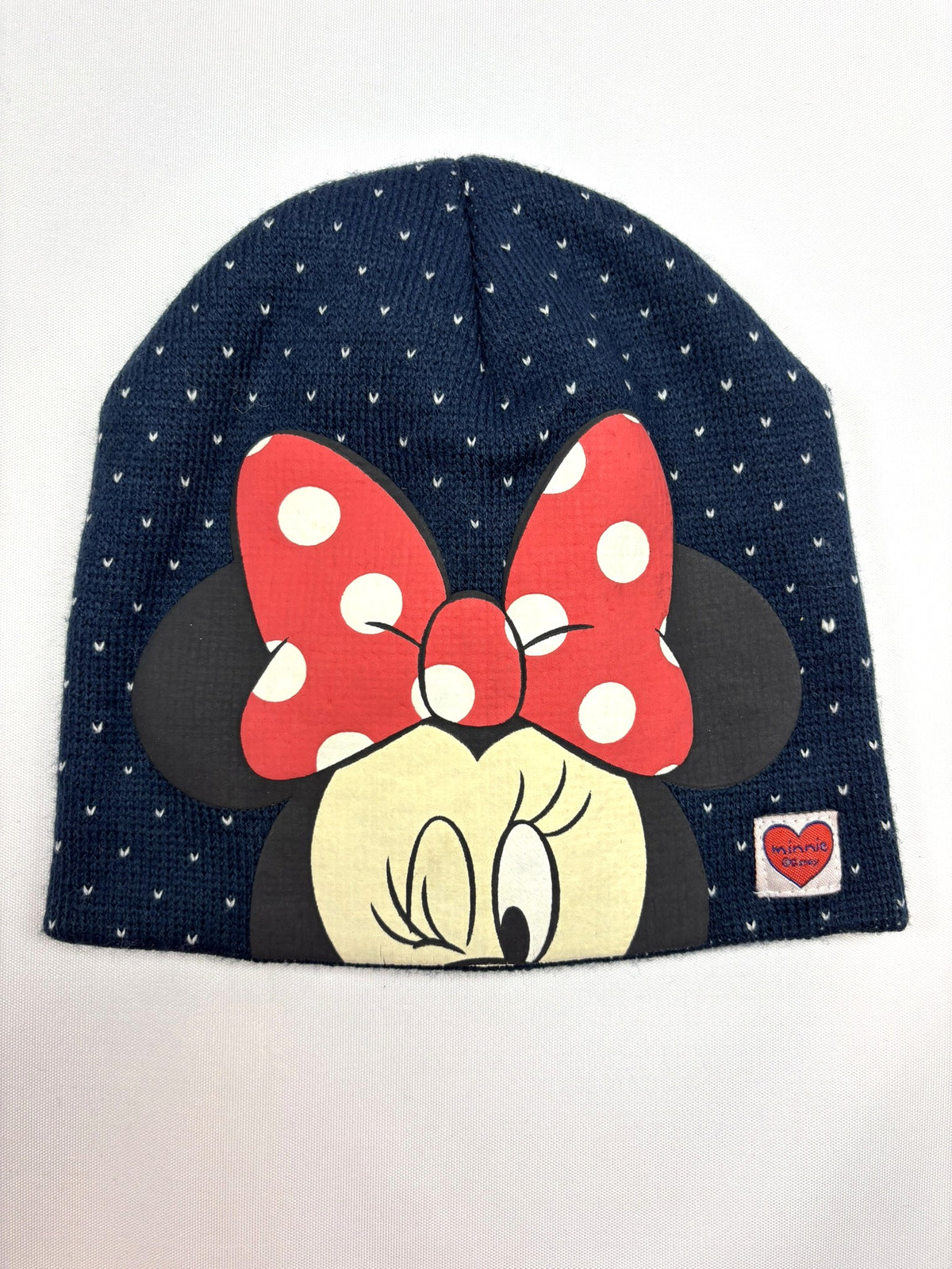 Bonnet bleu motif Minnie Catimini – taille 48 cm