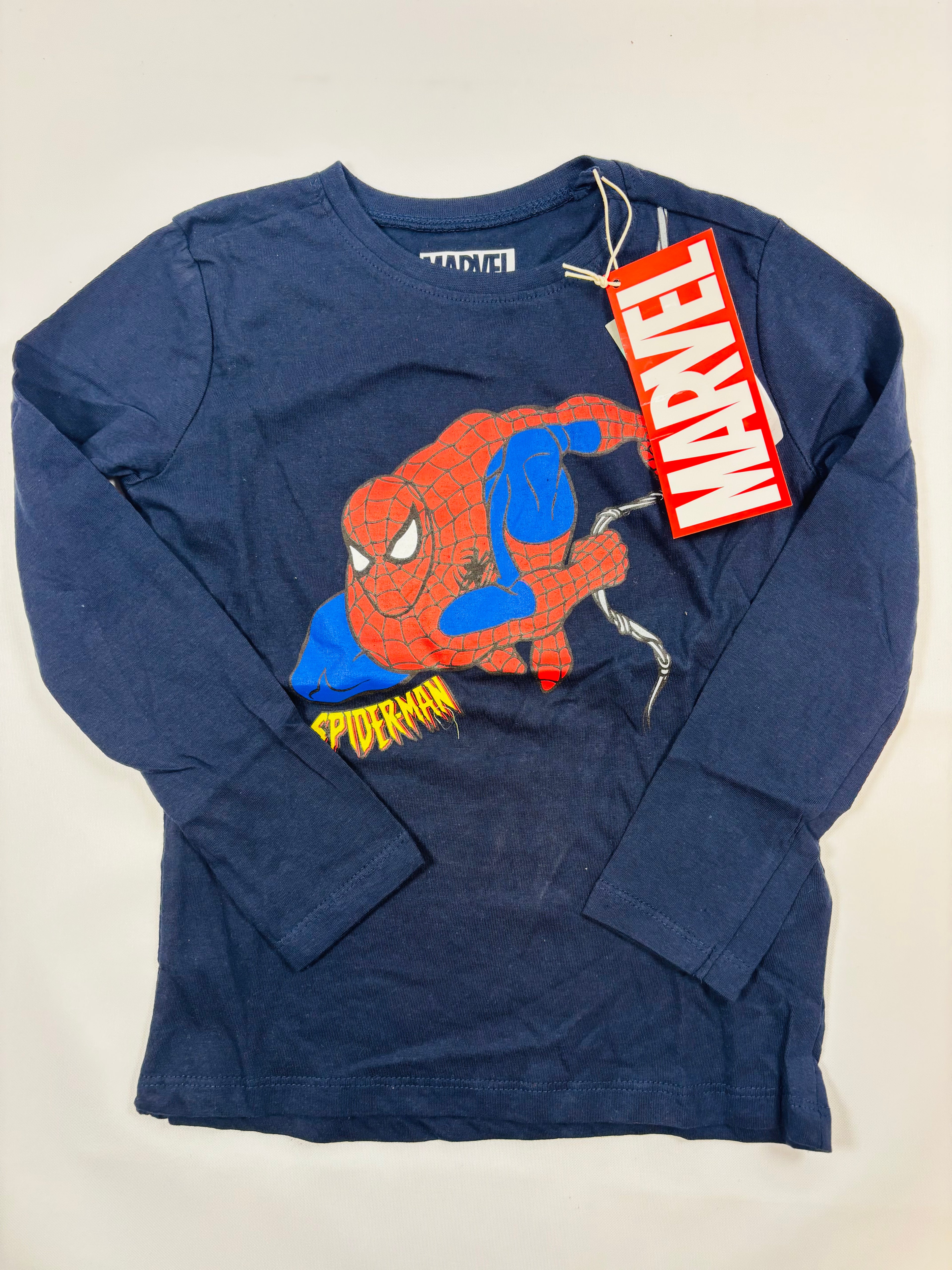 T-shirt manches longues Spiderman garçon - 116