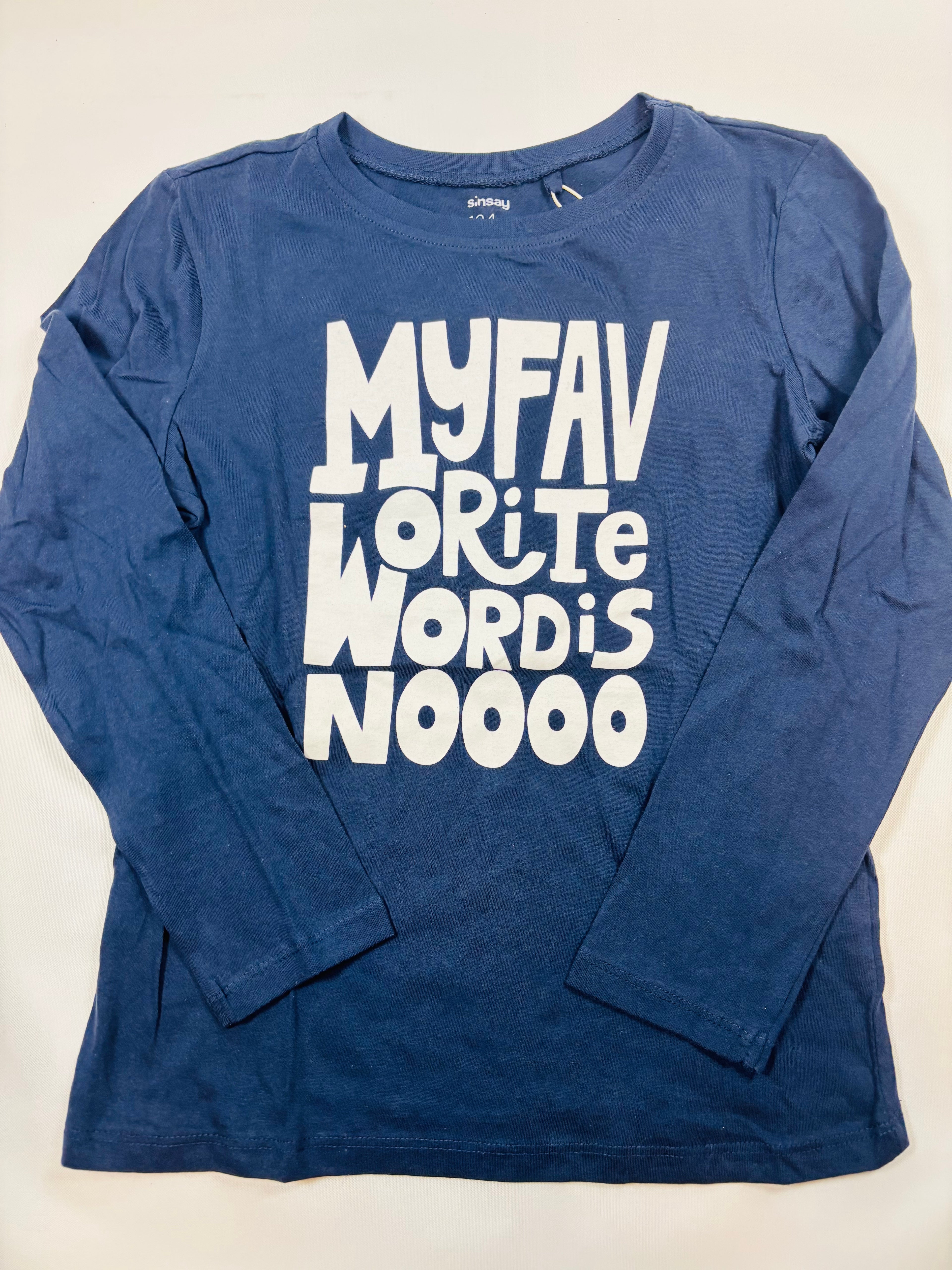 T-shirt manches longues Sinsay — Garçon taille 122