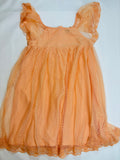 Robe orange uni fille – Kiabi | 128