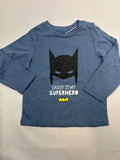 Sweat-shirt bleu uni à motif Batman Disney Sinsay, garçon 80