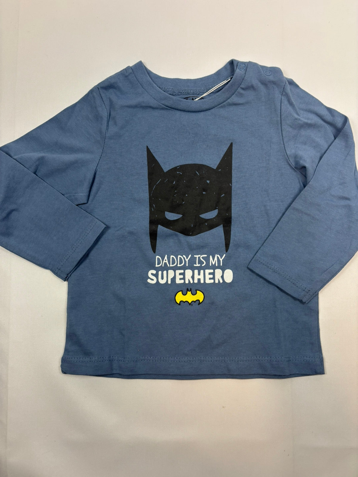 Sweat-shirt bleu uni à motif Batman Disney Sinsay, garçon 80