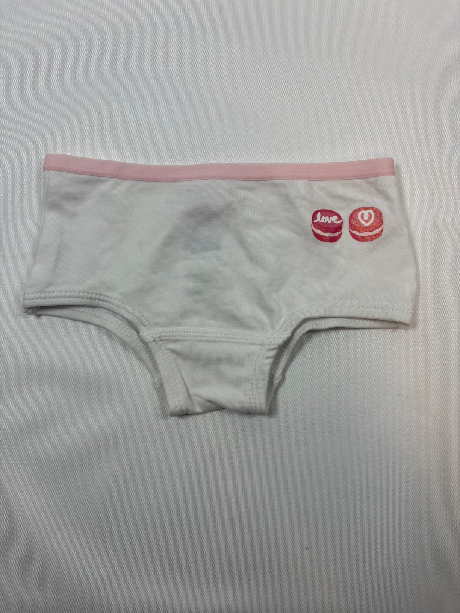 Boxer blanc et rose uni fille Migros – taille 98-104