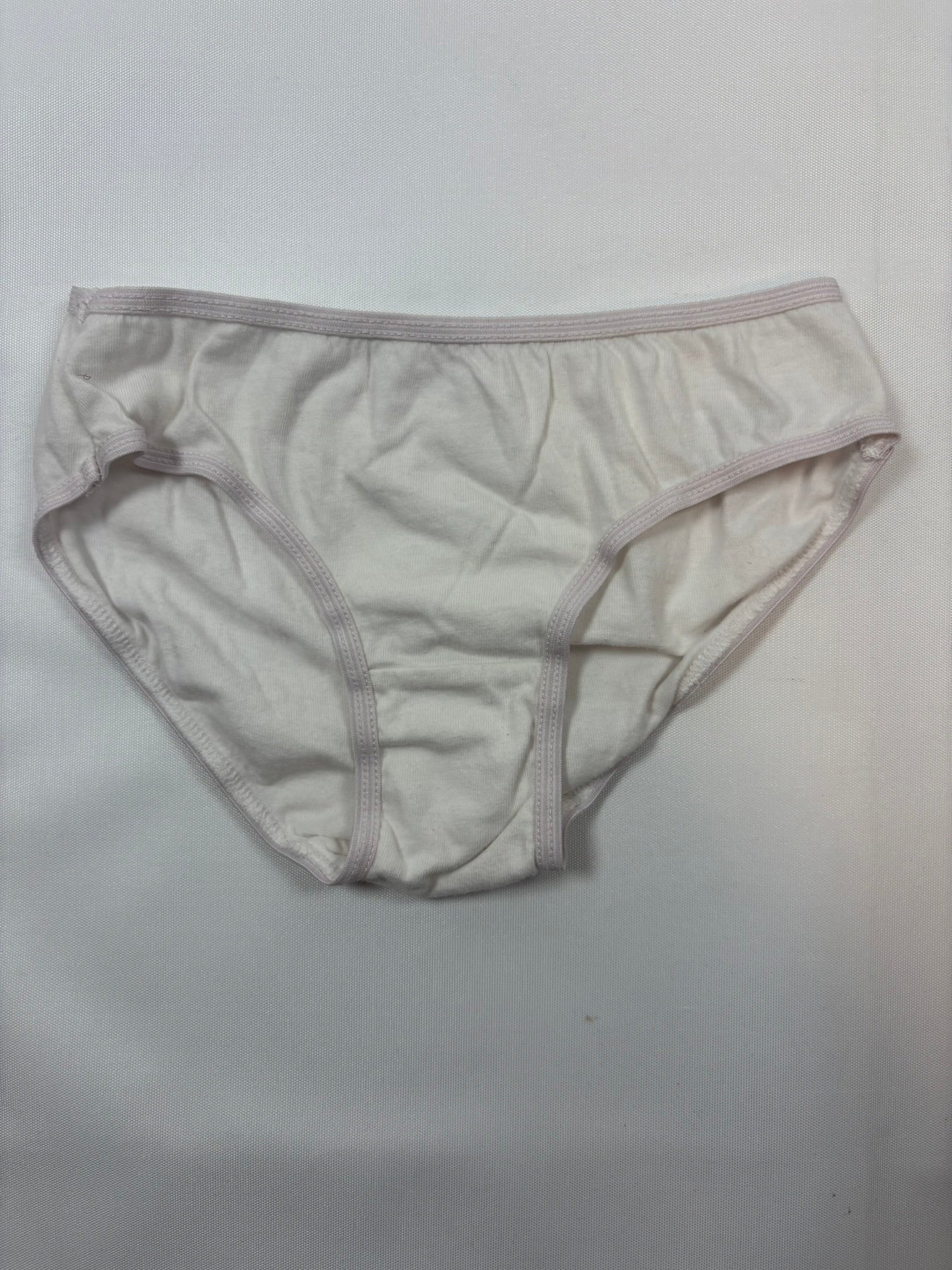 Slip blanc et rose uni fille Migros – taille 98-104