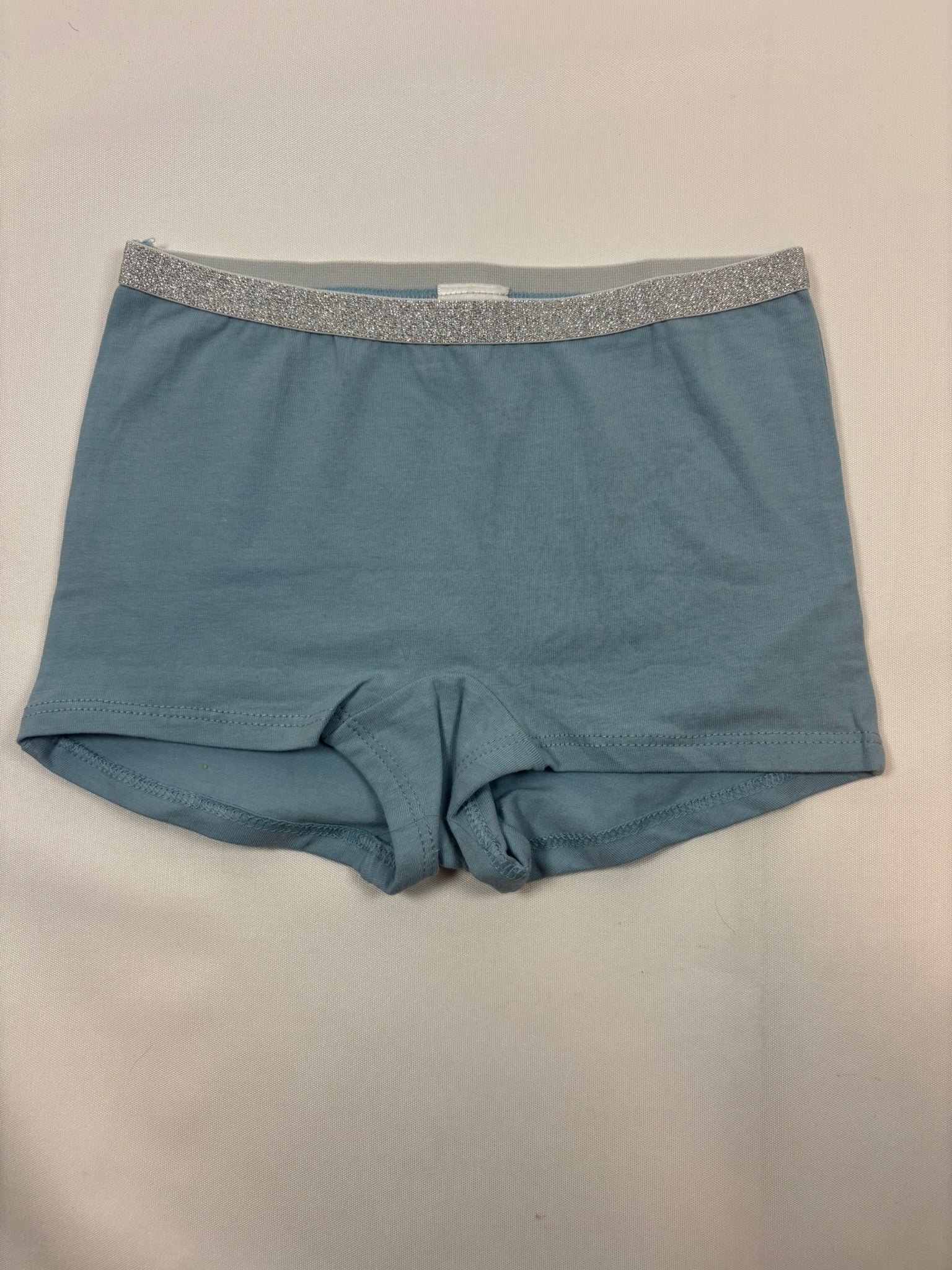Boxer bleu uni fille Migros – taille 110-116