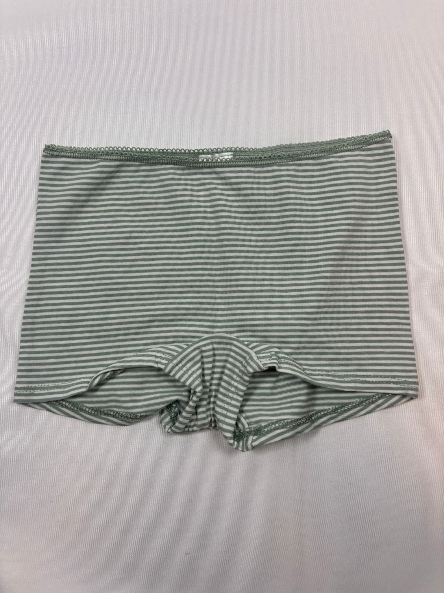 Boxer rayé vert et blanc fille Migros – taille 110-116