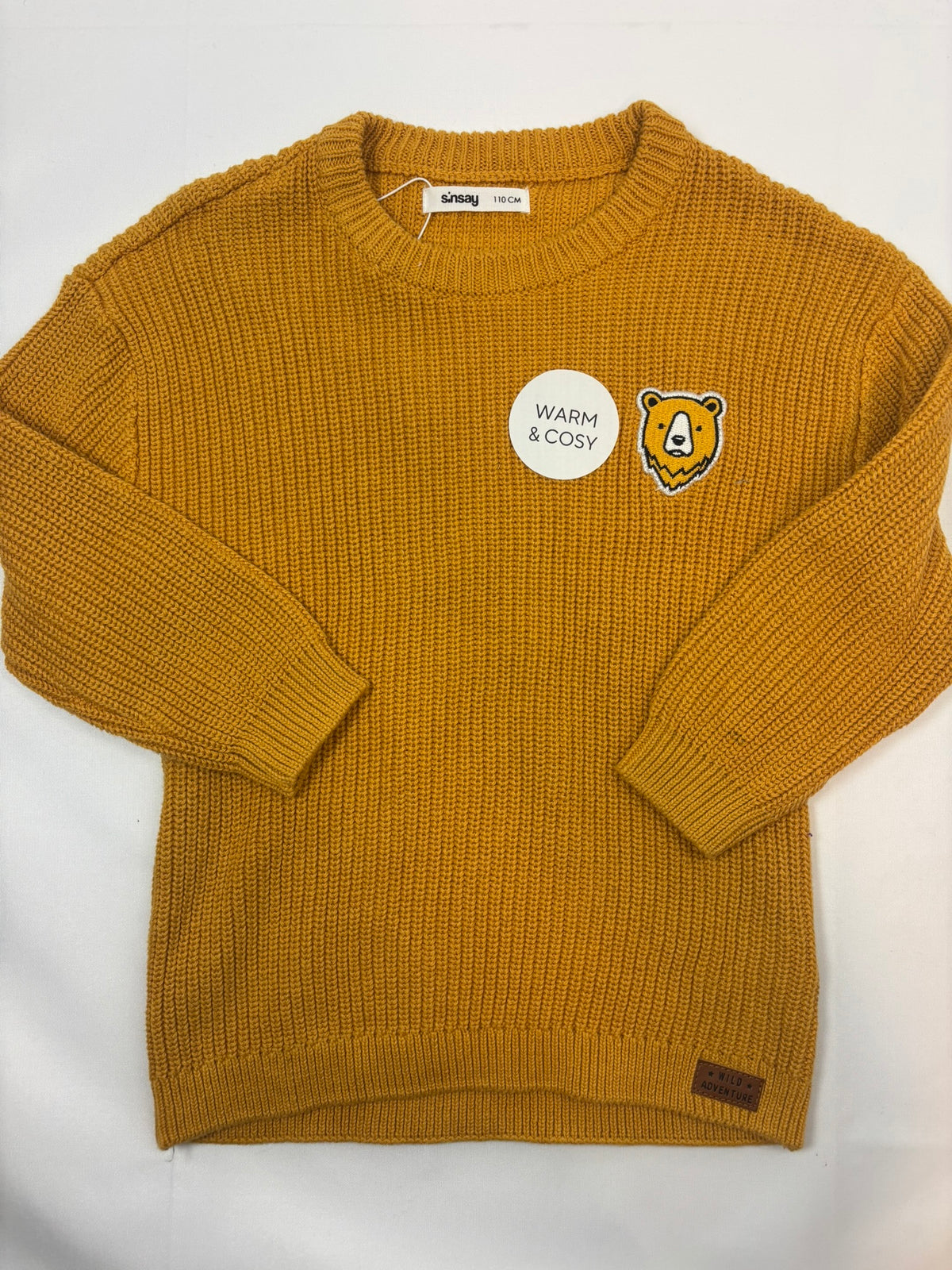 Pull camel à motif ours Sinsay, garçon, taille 110