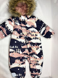 Combinaison de ski rose et bleue Sinsay – Fille 80
