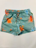 Boxer de bain bleu motif crabes garçon – Smile | 80