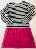 Robe rayée rose et noire EGG, fille 104