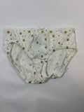 Slip blanc motif étoiles fille H&M – taille 98-104