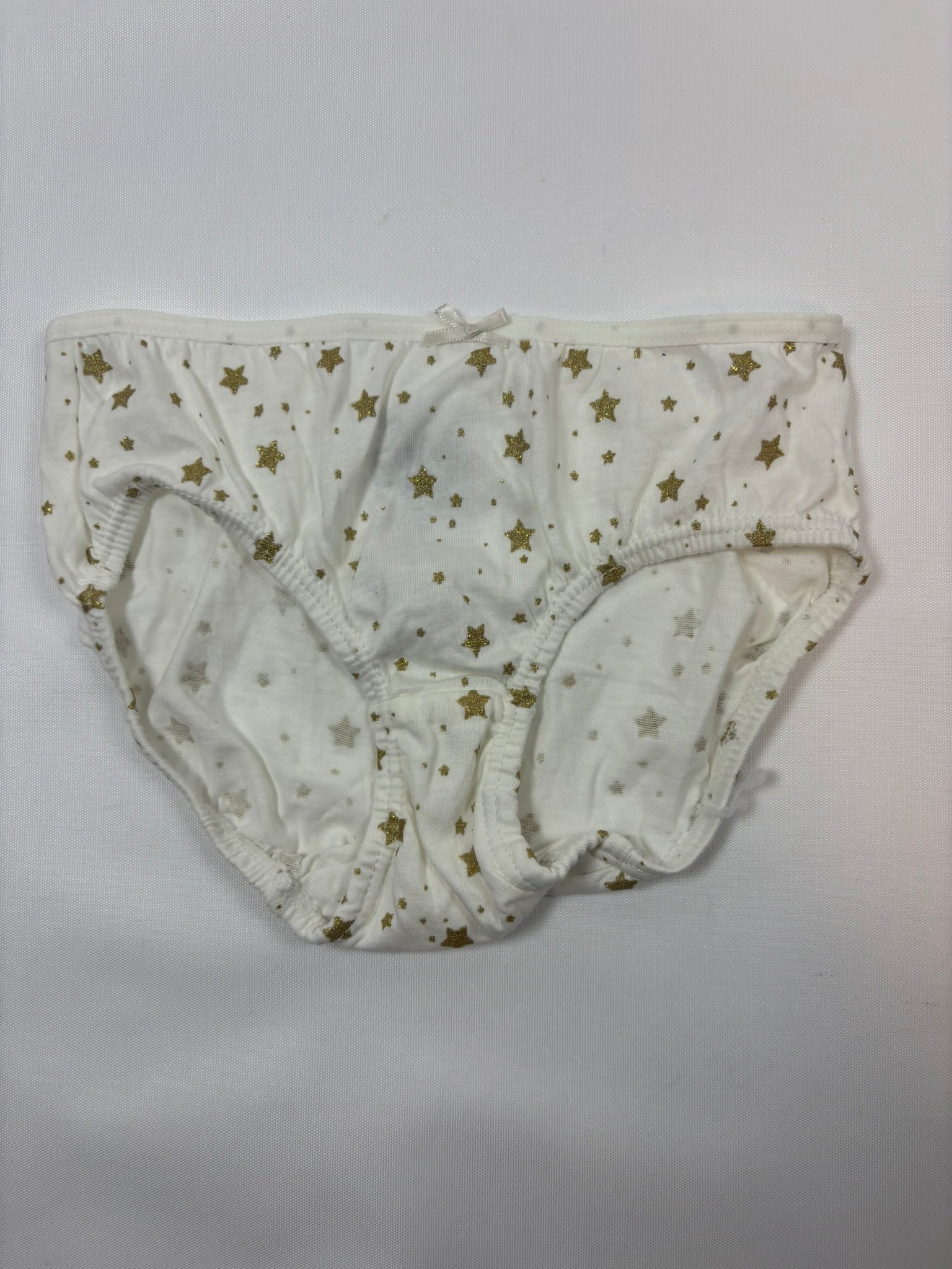 Slip blanc motif étoiles fille H&M – taille 98-104