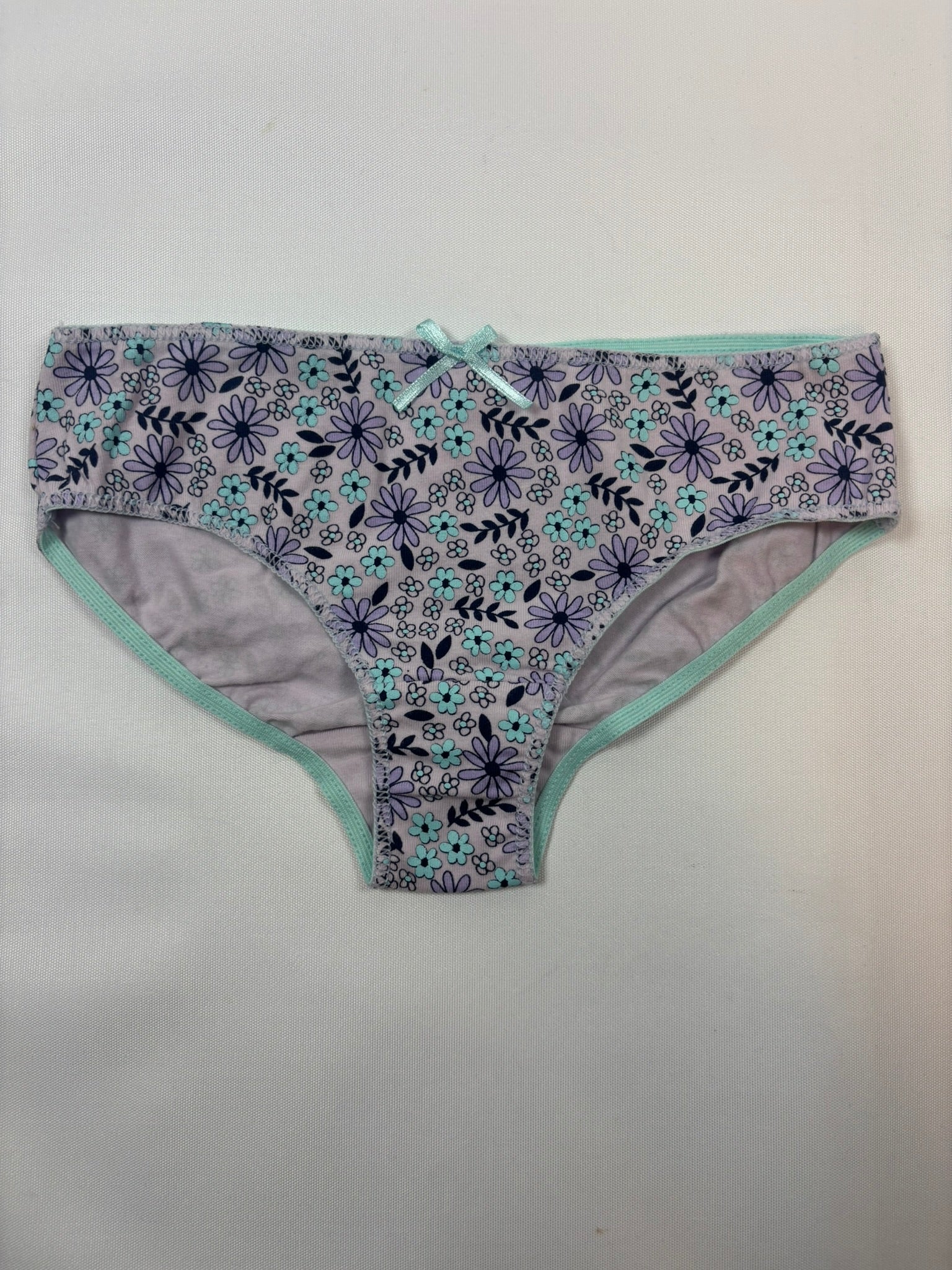 Slip blanc motif fleurs fille Migros – taille 98-104