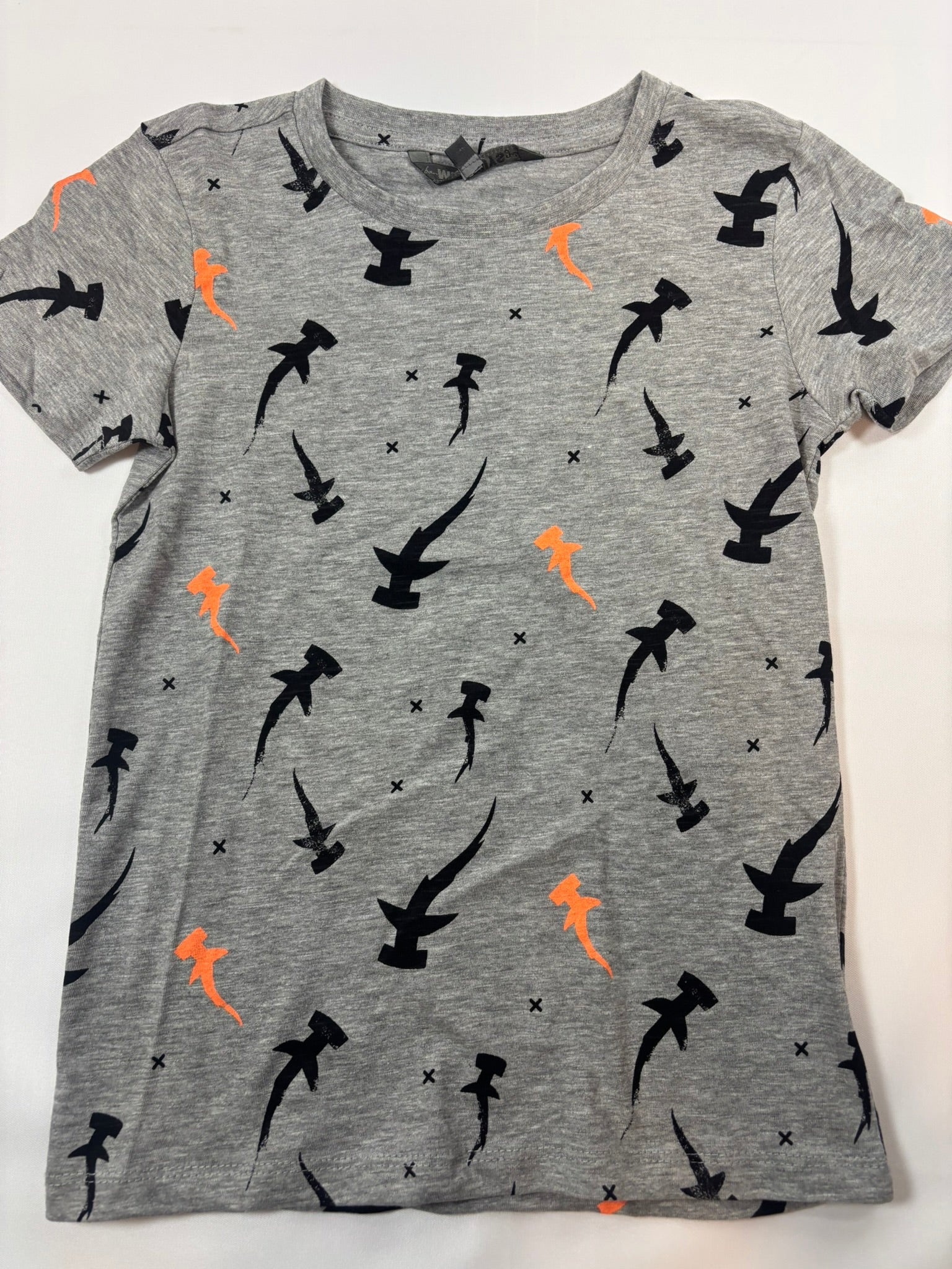 T-shirt gris uni garçon – taille 122