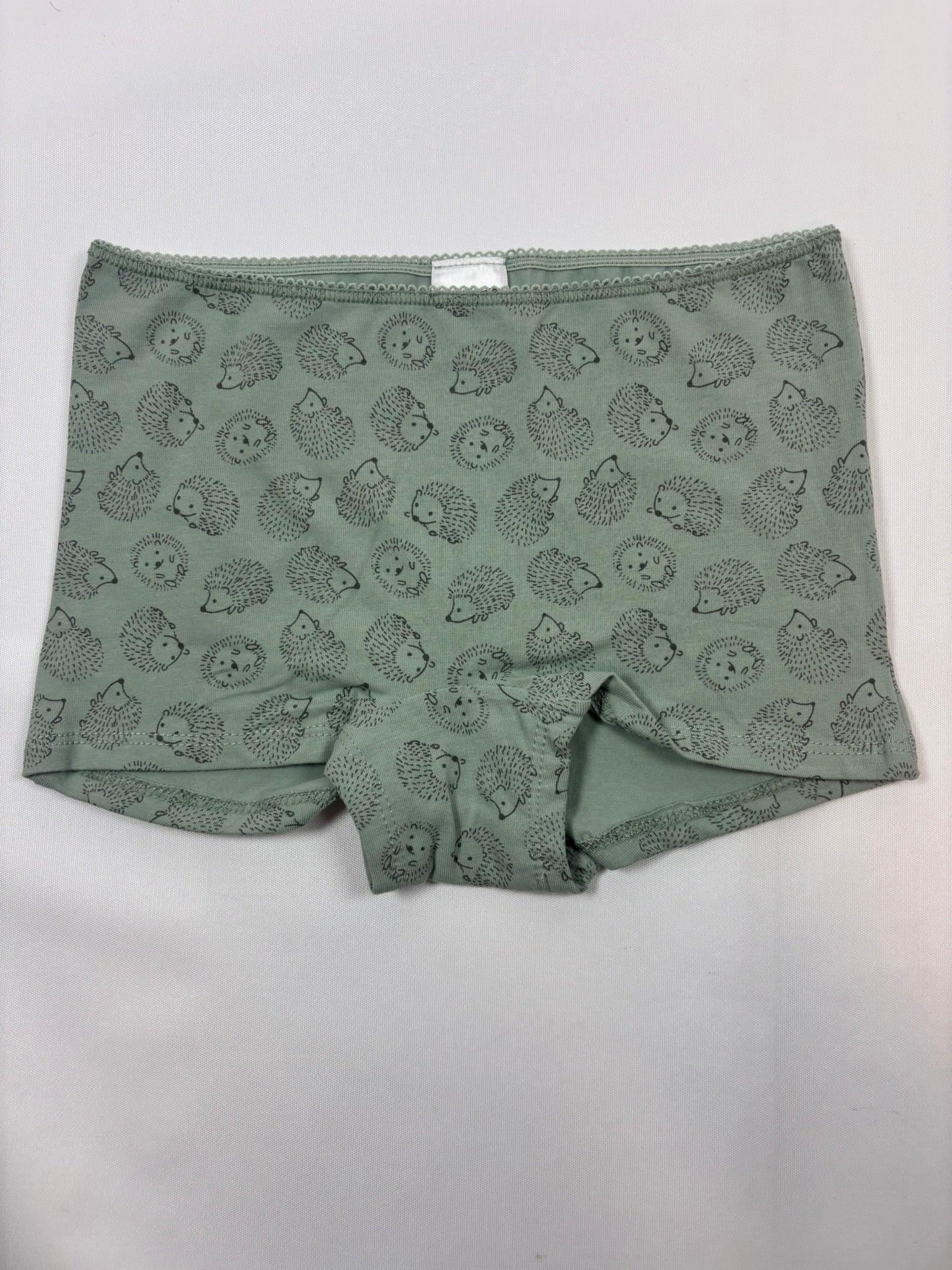 Boxer vert motif hérissons fille Migros – taille 110-116