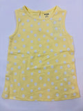 Débardeur Kiabi – Jaune motif fleurs | Taille 92