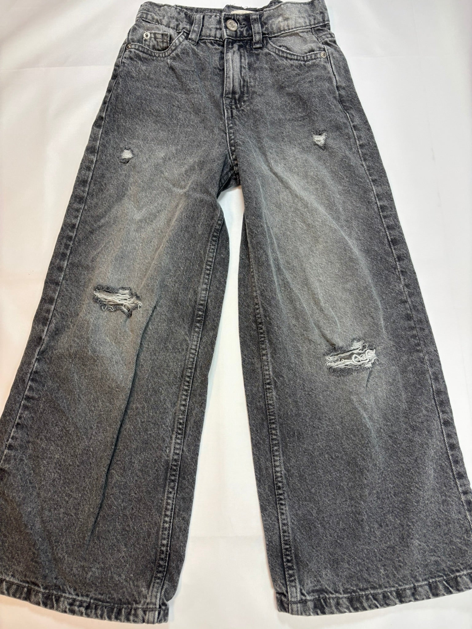 Jeans gris fille – taille 122-128