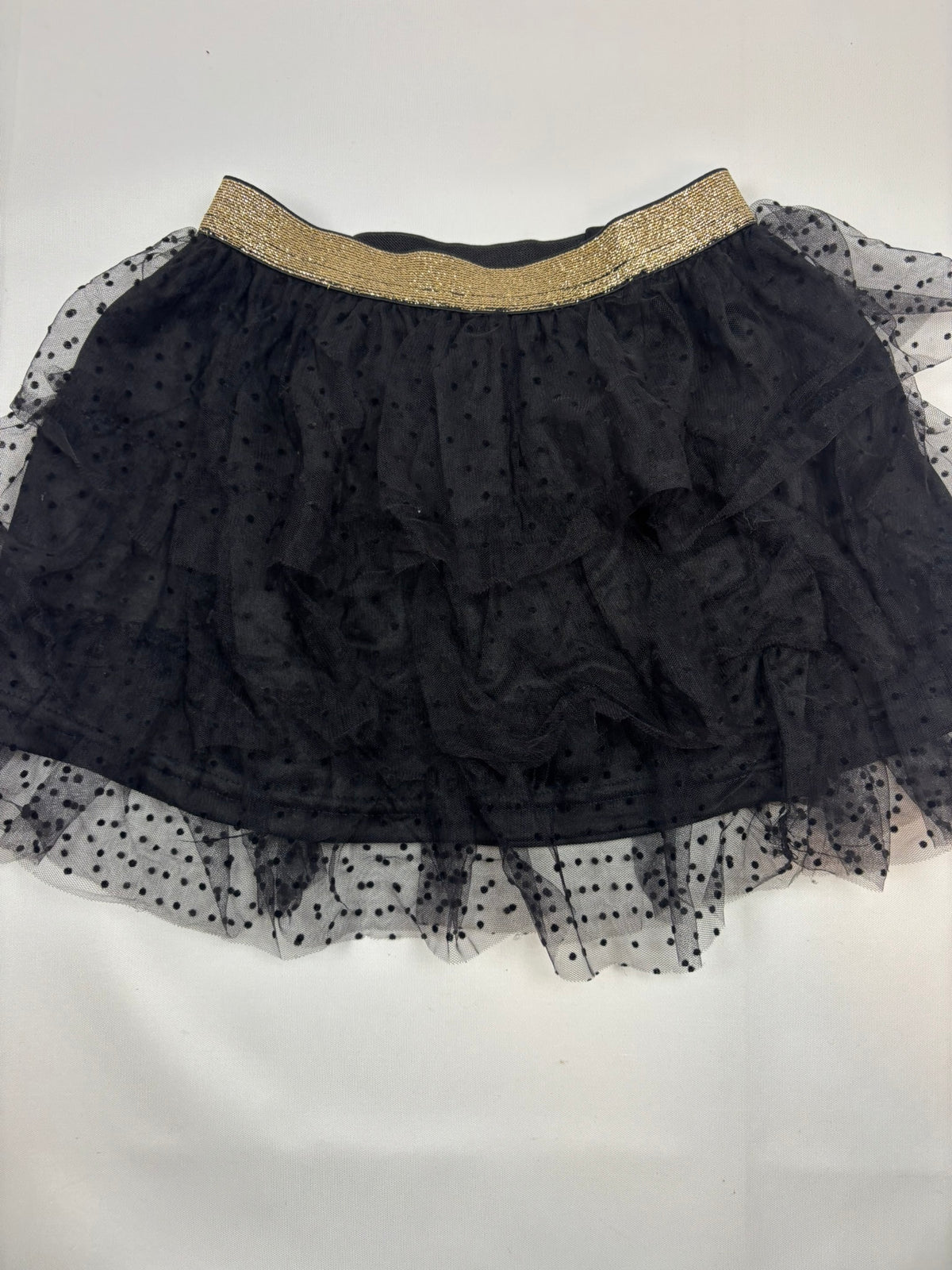 Jupe noire et dorée Kiabi – Taille 146-152 fille