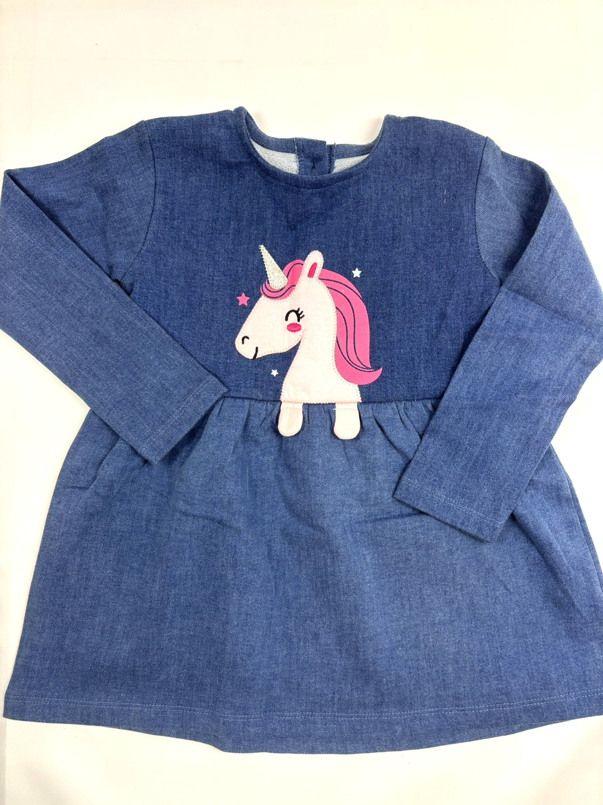 Robe bleue motif licorne Fagottino – Fille 92