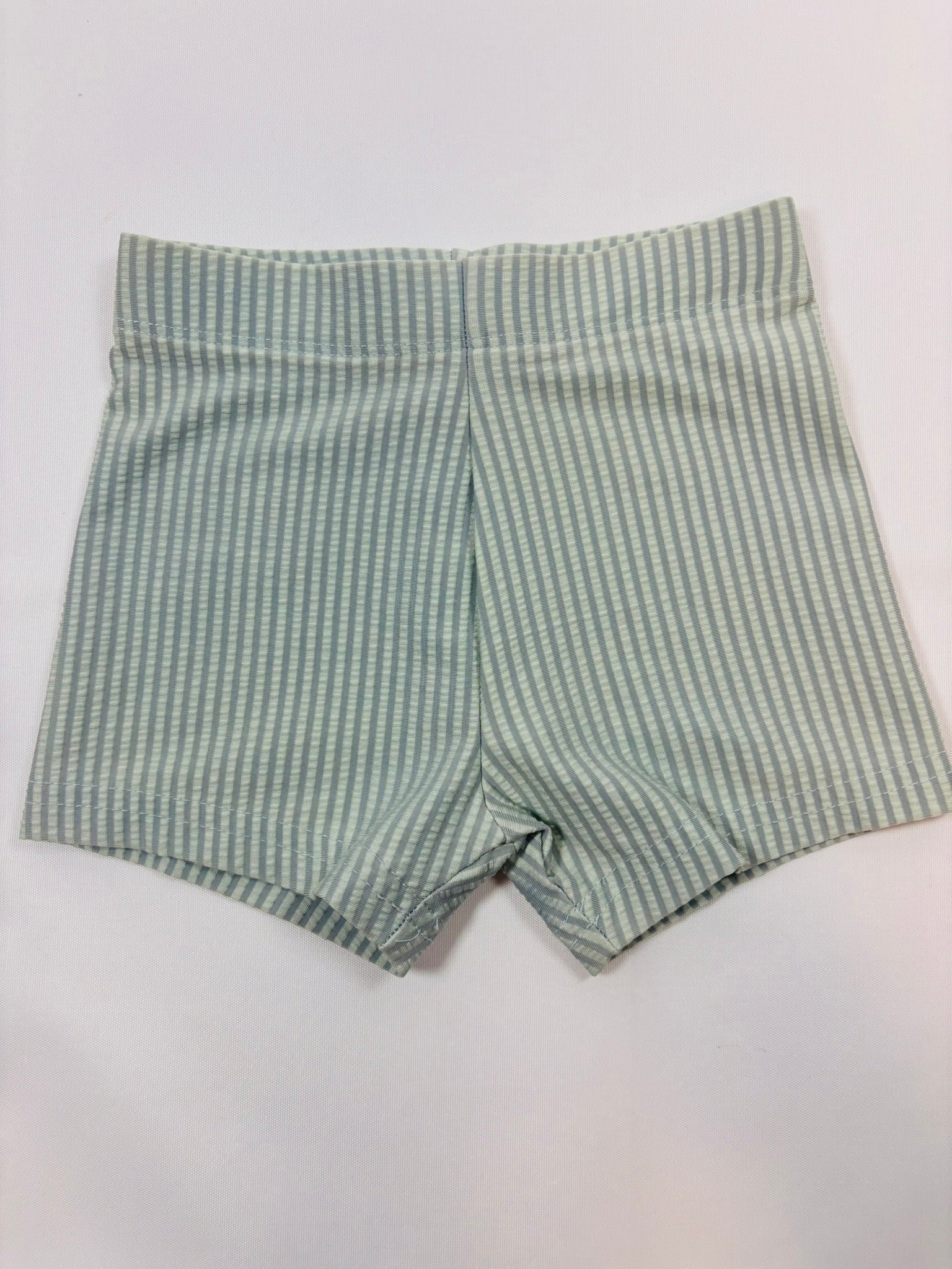 Short de bain Primark – Rayé vert et blanc | Taille 86
