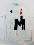 T-shirt blanc et noir motif Mickey garçon – Disney | 128