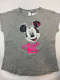 T-shirt gris motif Mickey fille – Disney | 134-140