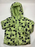 Veste doudoune verte à motif Mickey Sinsay, garçon 80