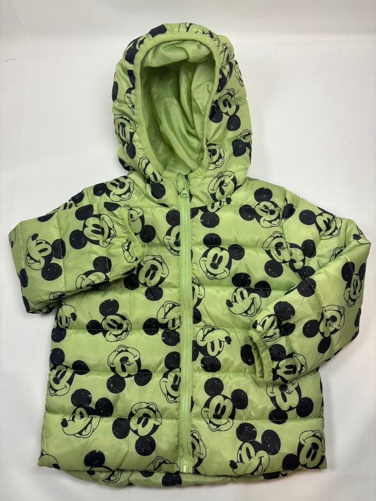 Veste doudoune verte à motif Mickey Sinsay, garçon 80