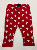 Bas de jogging rouge à motif Mickey Orchestra, unisexe, taille 74