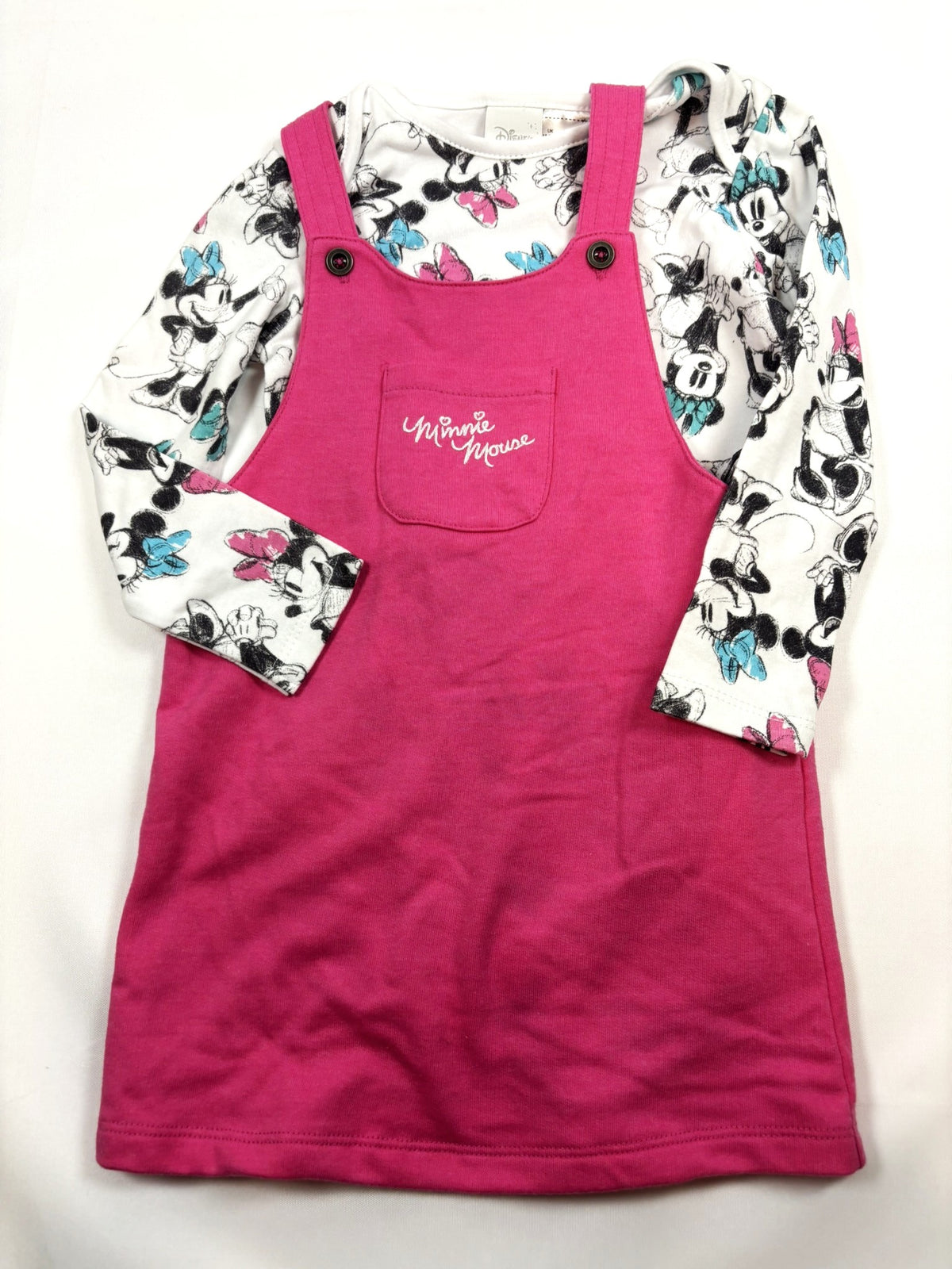 Robe rose motif Minnie Disney – Fille 86