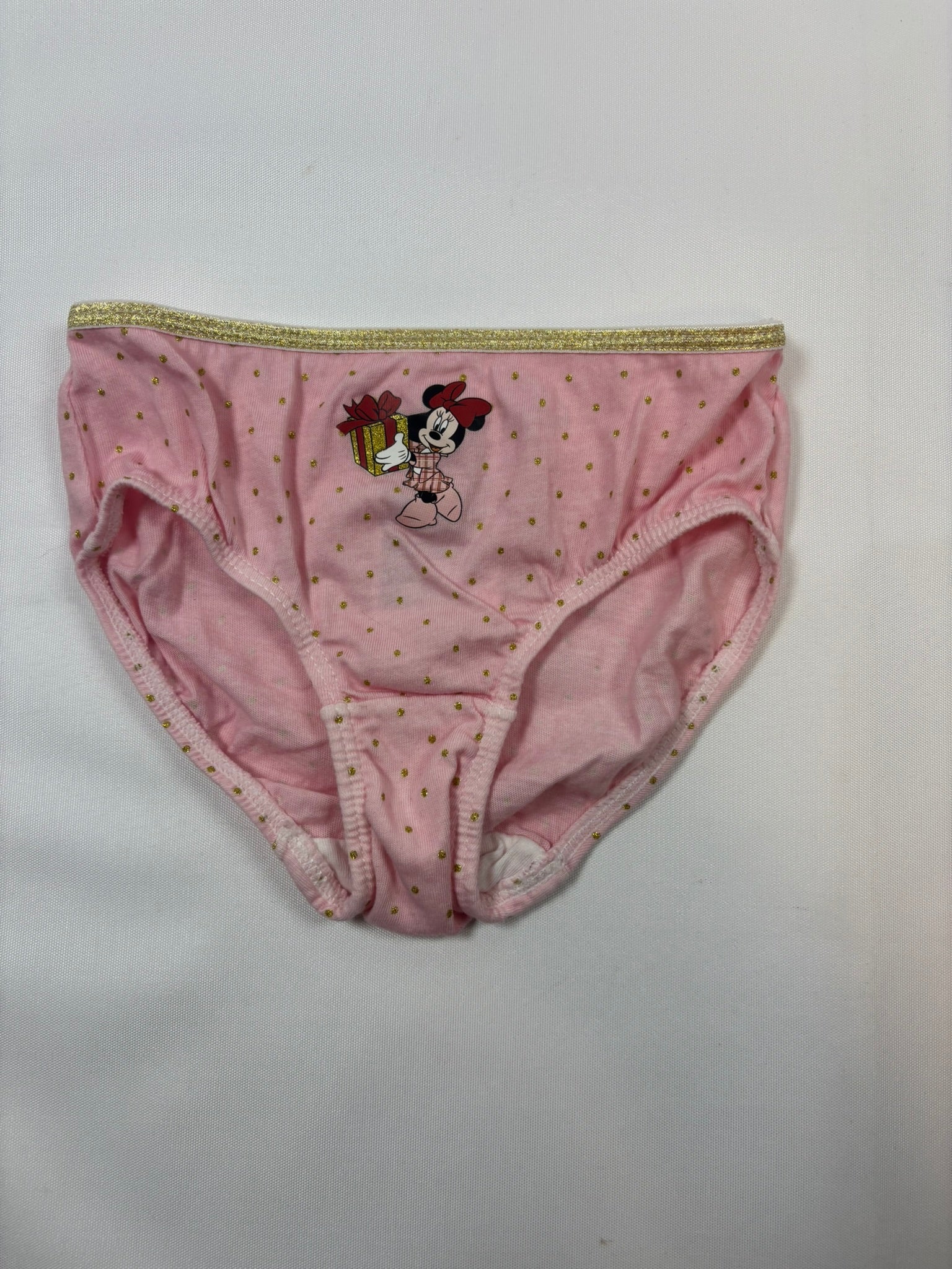Slip rose à pois dorés motif Minnie fille H&M – taille 98-104