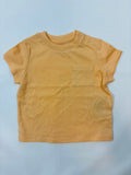 T-shirt orange uni unisexe - Kiabi