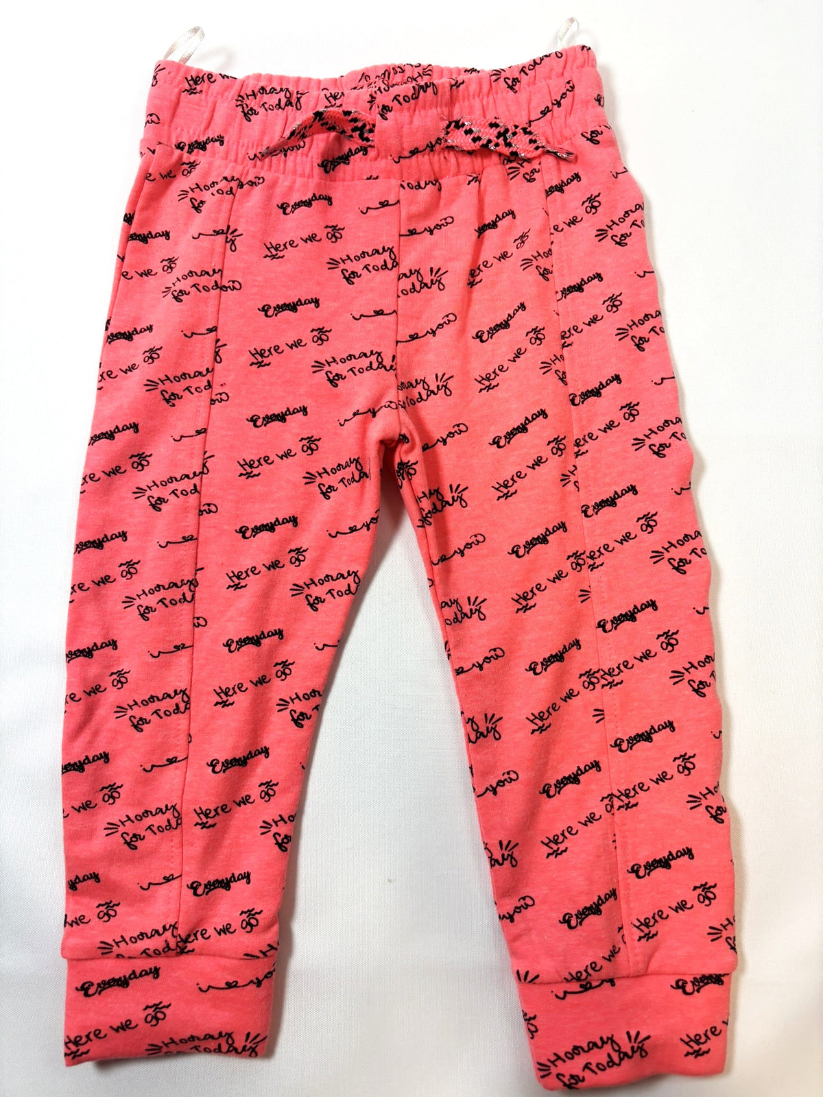 Bas de jogging orange et noir uni Fagottino – Fille 86