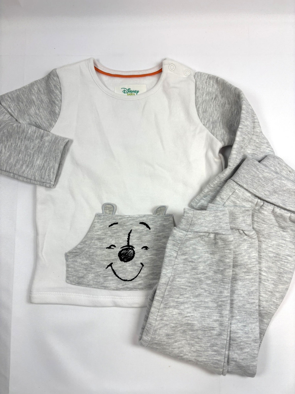 Ensemble jogging et pull gris Winnie l’Ourson Disney Baby – Unisexe 86–92
