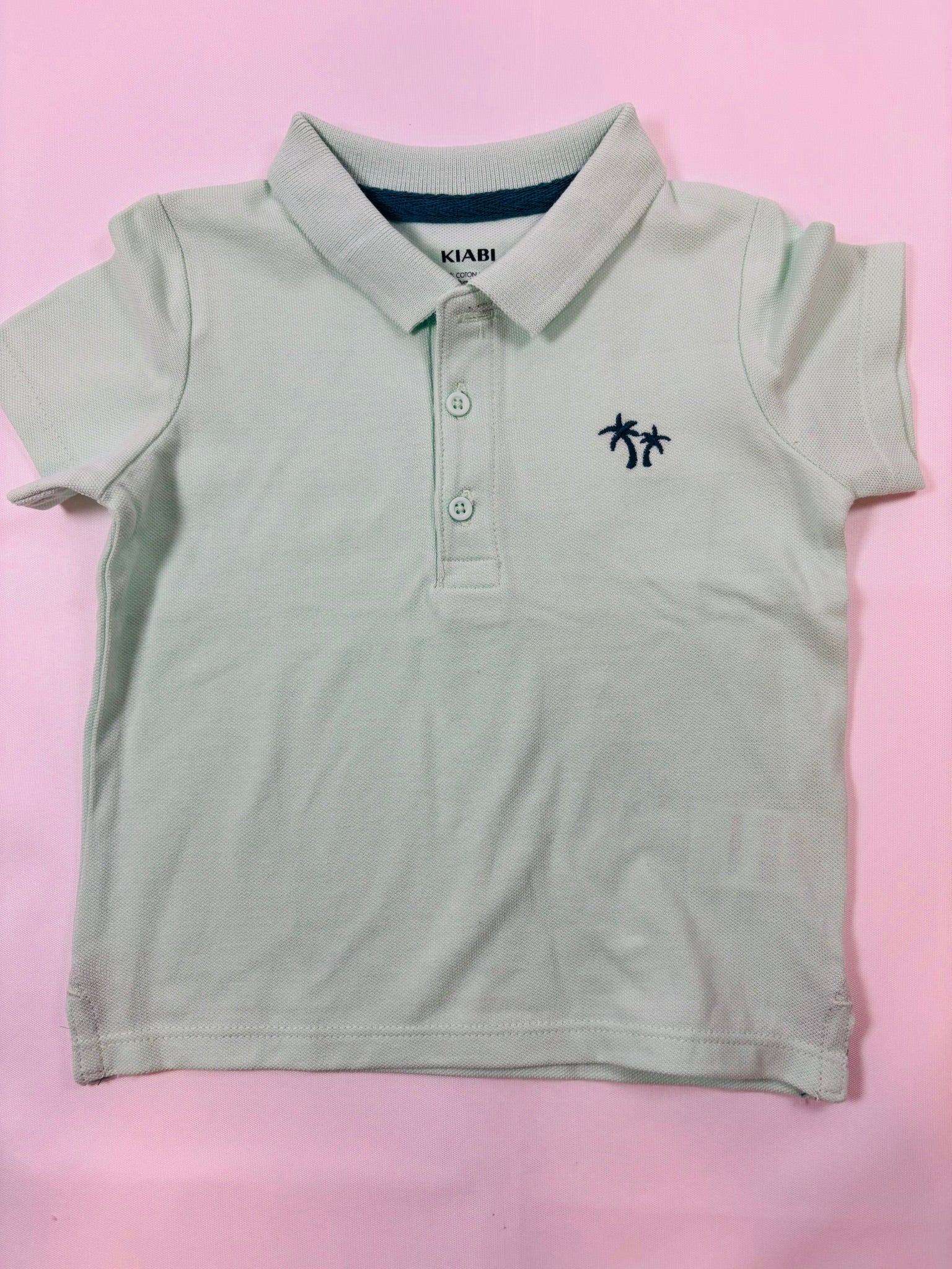 T-shirt turquoise uni garçon – Kiabi | 80