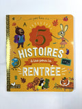 Livre 5 histoires à lire pour la rentrée