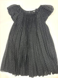 Robe noire à petits pois dorés C&A – Fille 110