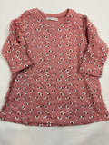 Robe rose à motif fleurs Fox and Bunny, fille, taille 74