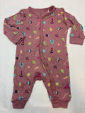 Pyjama 1 pièce rose uni Fox and Bunny, fille 62